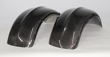 Carbon fiber fenders