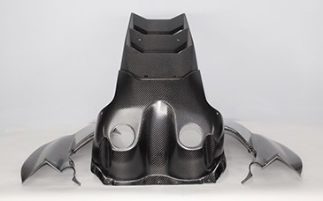 Carbon fiber lambo engine cover